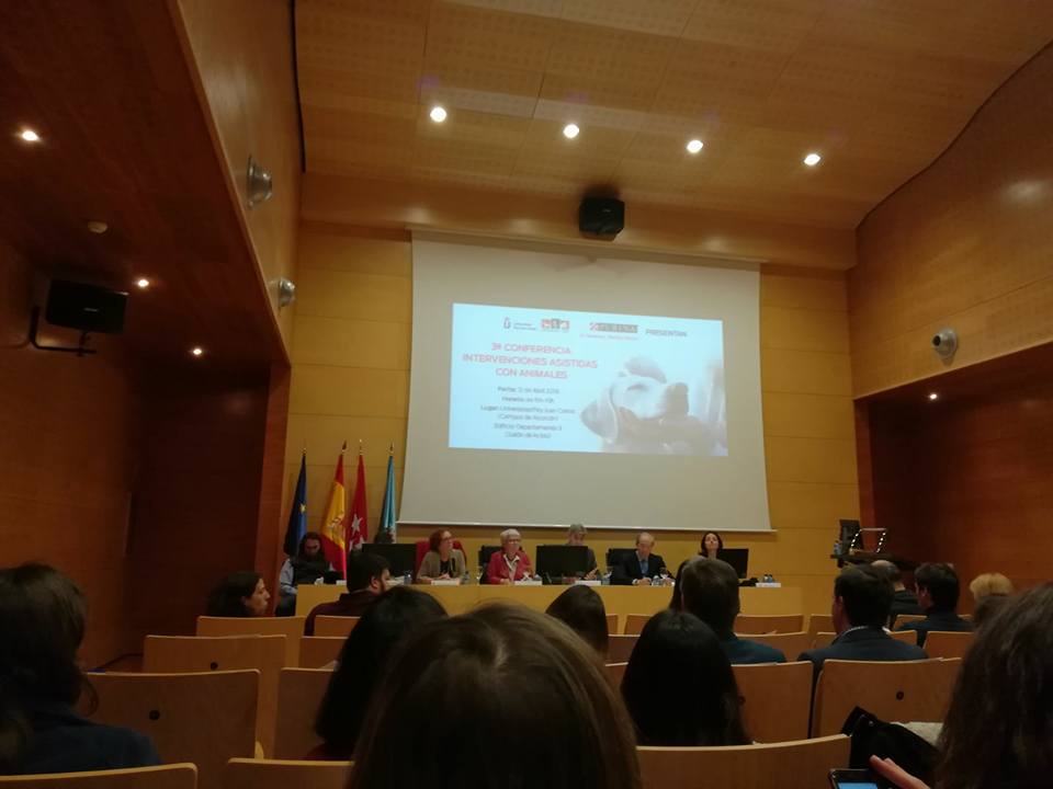 3ª conferencia en Intervenciones Asistidas con Animales de la Universidad Rey Juan Carlos