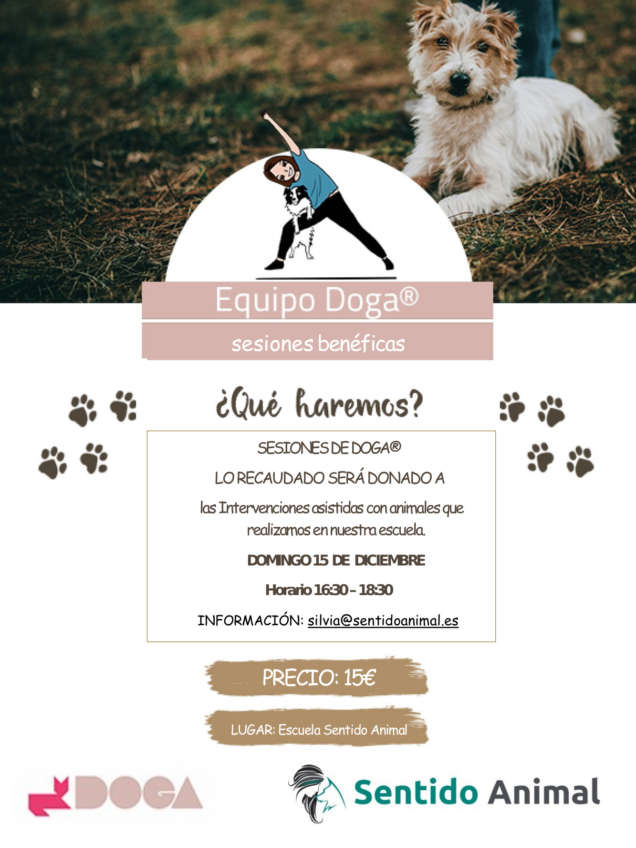 lanzamiento DOGA 15dic19 - yoga con perros