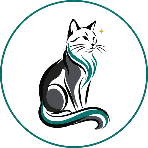 Icono ilustrativo de educación felina en positivo para gatas y gatos